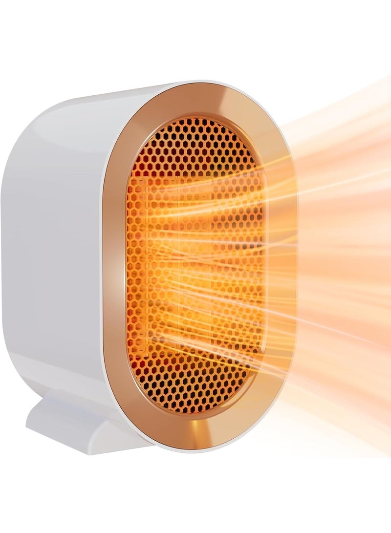 أوريون ماكس مدفأة كهربائية محمولة بمروحة كهربائية بقوة 1200 واط مع إعدادين للحرارة، وتسخين سريع PTC، وحماية من الانقلاب والسخونة الزائدة، ومدفأة مكتب هادئة للمنزل والمكتب وغرفة النوم - Image 1