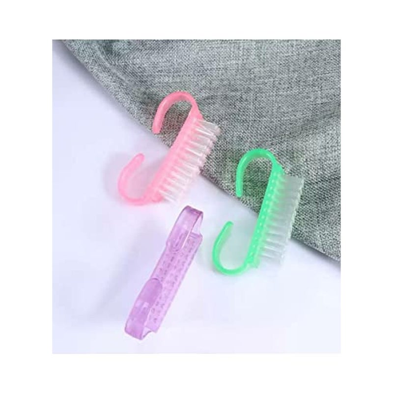 ALKAYAN Generic Nail Brush - Soft, Rich Material, 3 Count, Dirt Removal, Hand, Finger - Image 3
