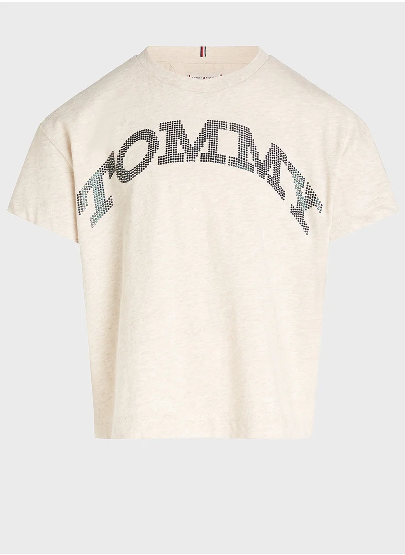 تومي هيلفيغر TOMMY DOT FOIL TEE SS