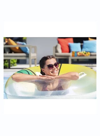 Bestway, Φ45"/Φ1. Fresh Squeezed Lemon Swim Tube Inflatable Outdoor Water Play Toy for Kids and Families, Durable Premium Quality Material, Easy Inflate and Deflate Design, Pool Beach Garden Summer Fun Activity, 14m - view 3