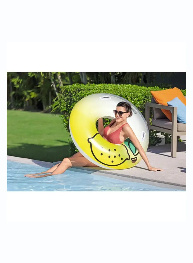 Bestway, Φ45"/Φ1. Fresh Squeezed Lemon Swim Tube Inflatable Outdoor Water Play Toy for Kids and Families, Durable Premium Quality Material, Easy Inflate and Deflate Design, Pool Beach Garden Summer Fun Activity, 14m - Image 4