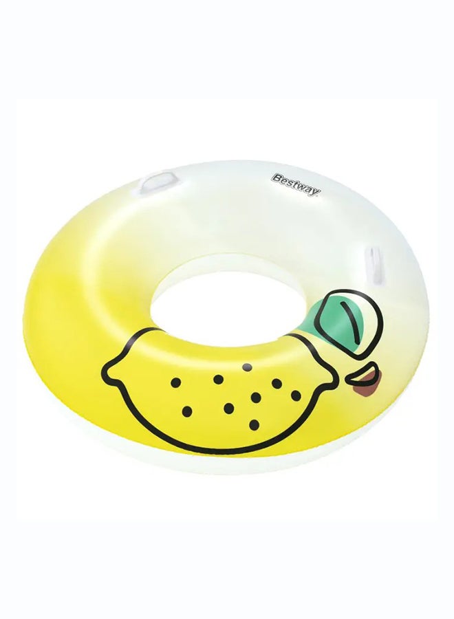 Bestway, Φ45"/Φ1. Fresh Squeezed Lemon Swim Tube Inflatable Outdoor Water Play Toy for Kids and Families, Durable Premium Quality Material, Easy Inflate and Deflate Design, Pool Beach Garden Summer Fun Activity, 14m - Image 1