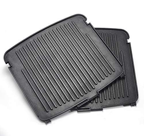 UsKitchen Reversible GrillGriddle Plates for Cuisinart Griddler GR150 Deluxe