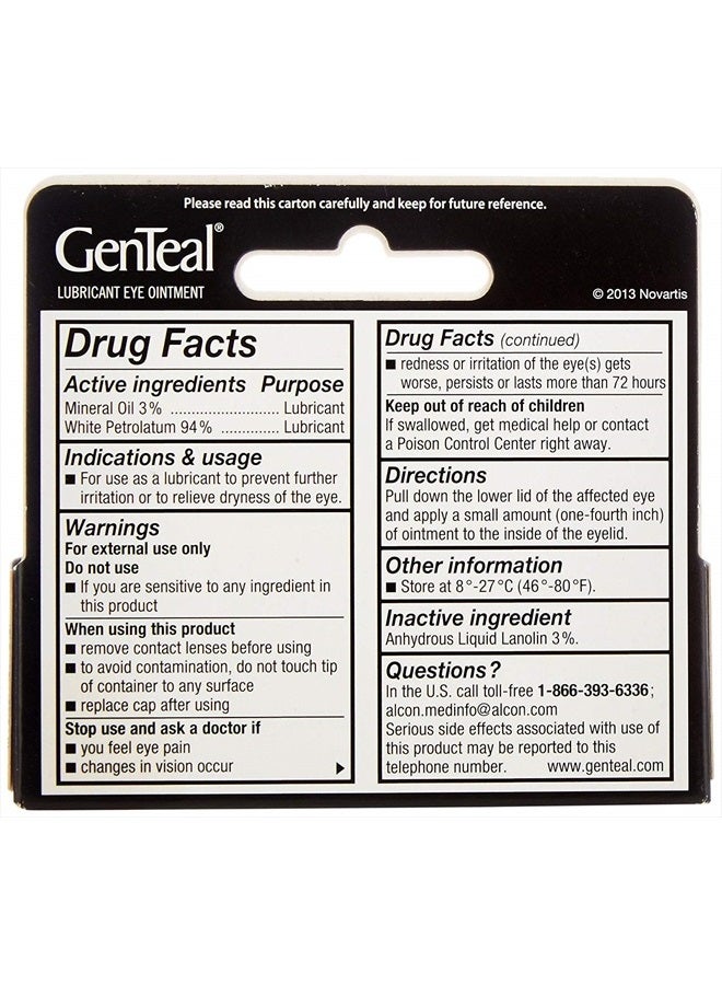 Genteal Tears Night-Time Ointment 3.5g Clear 0.12 Fl Oz - Image 3