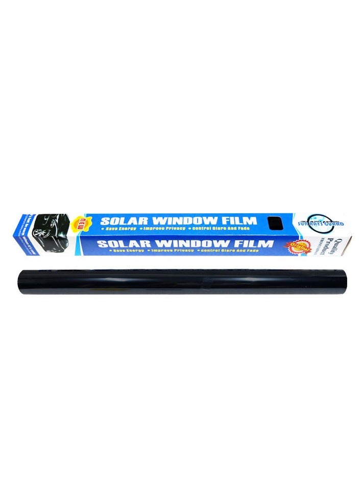 Solar Window Tinting Film Privacy UV Resistance Car Tint Anti Scratch 1 Ply Car Window Film 50CMX3M, Black-Ultra