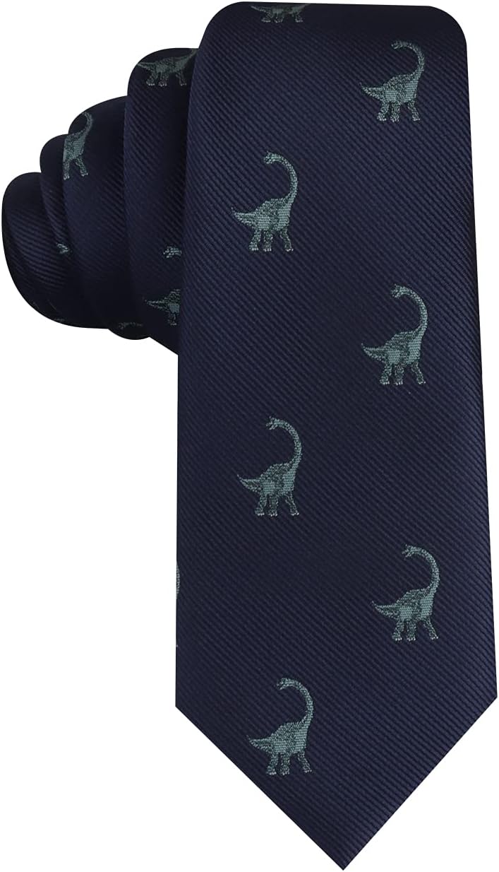 AUSCUFFLINKS Animal Ties | Woven Skinny Neckties | Groomsmen Wedding Ties | Work Ties for Him - Image 3