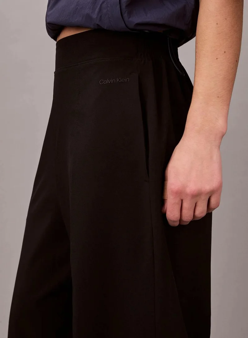 Calvin Klein Black Commuter Woven Pants for Women | Best Price UAE