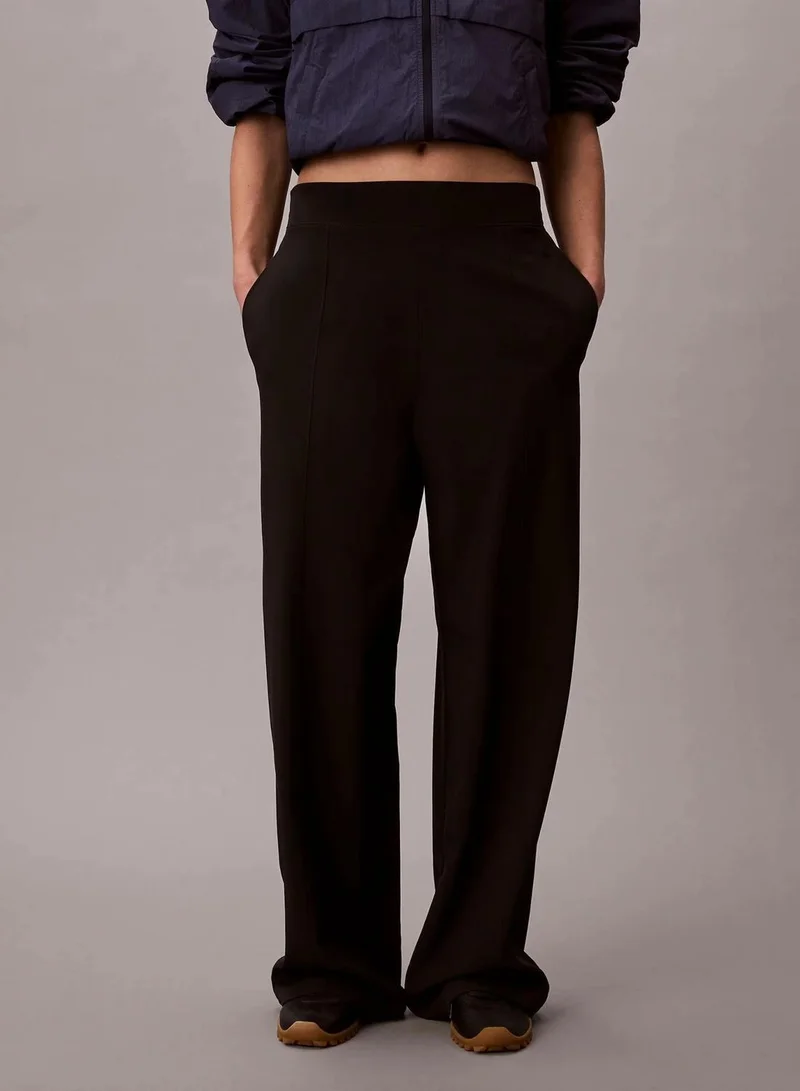Calvin Klein Black Commuter Woven Pants for Women | Best Price UAE