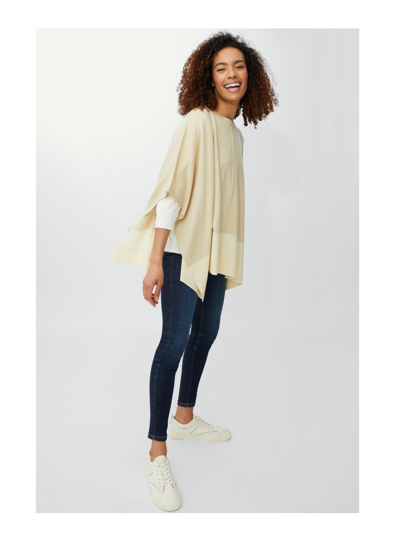 MAINE - Shortsleeve Colour Block Poncho - Image 1