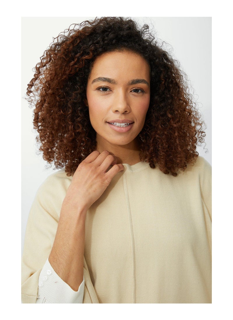 MAINE - Shortsleeve Colour Block Poncho - Image 1