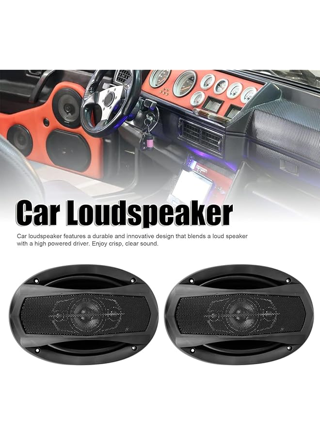 Generic 100 Miles 3-Way Car Speaker, 6X9 Inch Woofer, 800W Max Music Power, 40Mm Dome Midrange, 15Mm Super Tweeter, 4 Ohm Impedance  - Image 5