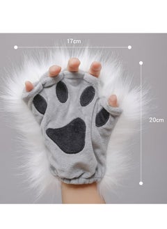 Captaintech Mask and Tail Set for Girls Cat Cosplay Fox Wolf  - Image 4