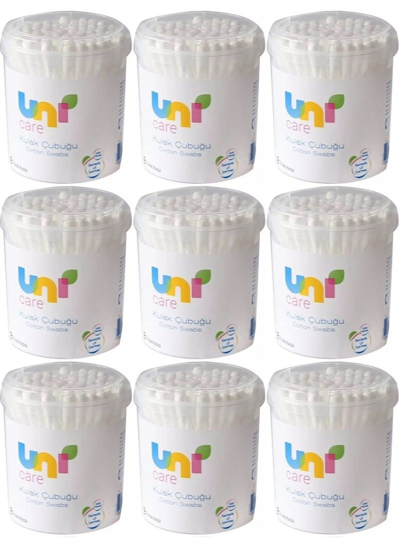 Uni baby Ear Cleaning Stick 200 Pieces (Set of 9) 