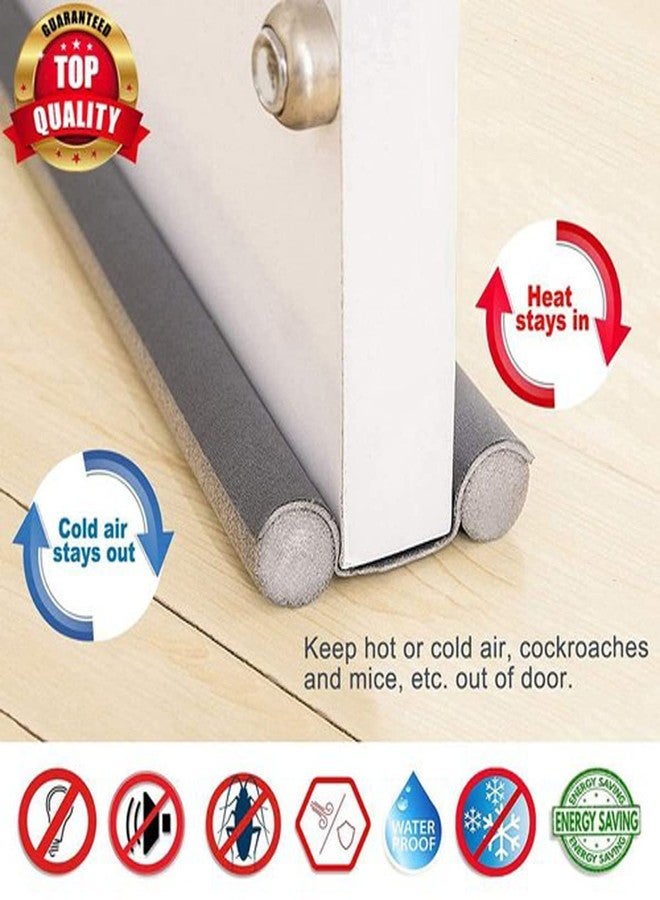 Ampex Door Bottom Sealing Strip Guard for Home Under Door Draft Fabric Cover Gap Sealer - Stops Light/Dust/Cool-Hot Air Escape Sound-Proof Reduce Noise (Size-39 inch) 3pcs - Image 4