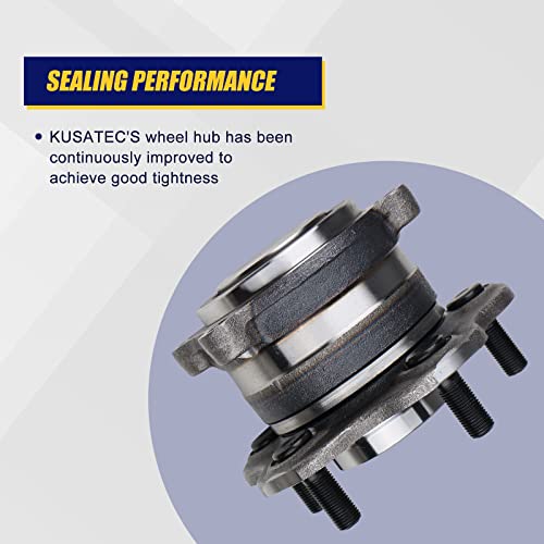 KUSATEC 512388 2pcs Rear Wheel Bearing and Hub Assembly Compatible with for Nissan Altima Maxima Murano Pathfinder, Mitsubishi RVR 2011, Infiniti JX35 2013, QX60 2014-2019, 5 Lug w/ABS - Image 5