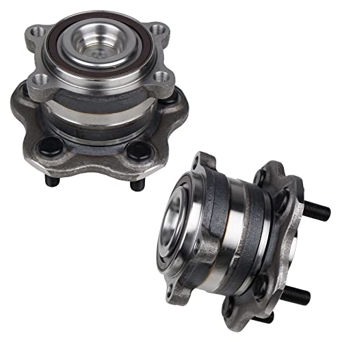 KUSATEC 512388 2pcs Rear Wheel Bearing and Hub Assembly Compatible with for Nissan Altima Maxima Murano Pathfinder, Mitsubishi RVR 2011, Infiniti JX35 2013, QX60 2014-2019, 5 Lug w/ABS - Image 1