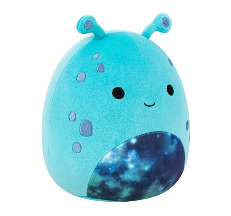 Squishmallows Plush Teal Alien with Dark Blue Galaxy Belly Plush Toy â€“ 30 cm Soft Collectible Stuffed Animal - Image 2
