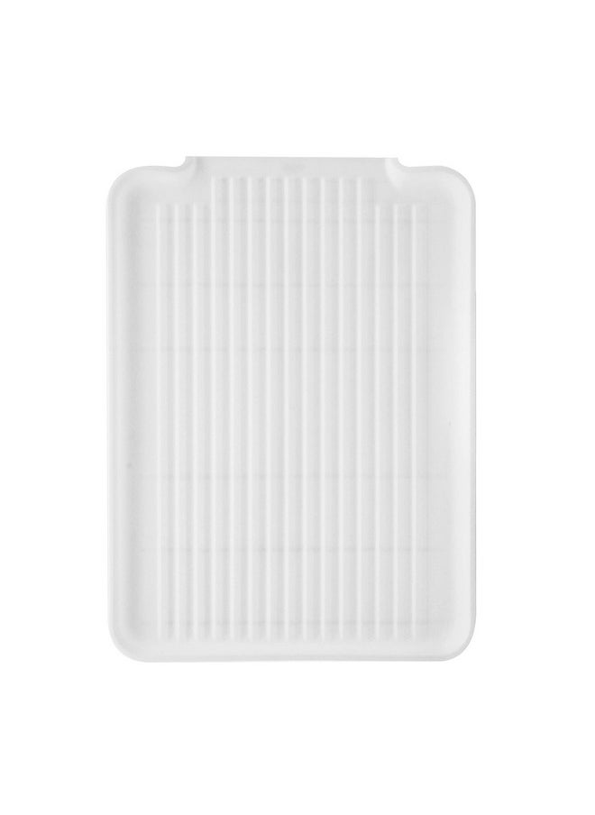 Oggi - Oggi Dish Drain Board & Drying Rack Tray for Kitchen - Ideal Rigid Drainboard, Dish Drainer Tray, Dish Drain Boards for Kitchen Counter, 12.75 x 17.25 - White - Image 1
