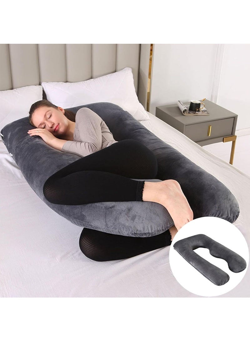 جايزهو يو على شكل وسادة الحمل ، كامل الجسم الأمومة وسادة للنساء الحوامل ، النوم ، يستريح الدعم - Image 1