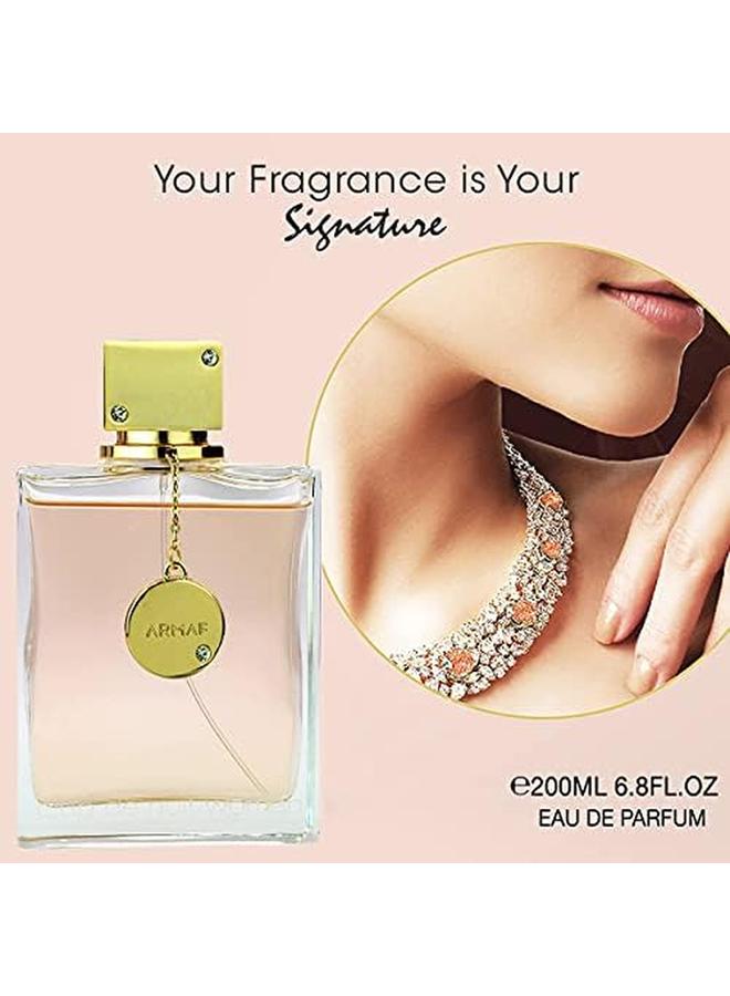 أرماف Club De Nuit Eau De Parfum حجم أكبر جديد 200 مل 6.8 فلوريدا. مجموعة هدايا أوز مكونة من عبوتين كلوب دي نوي إنتنس مان بلاك مع وودي كلوب دي نوي وومان بينك مع عطور فاكهية للنساء والرجال - Image 3