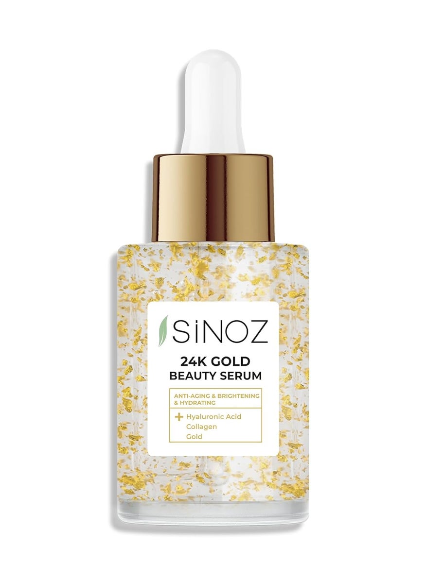 SINOZ - 24K Gold Beauty Face Care Serum 102 Fl Oz Pack of 1 - Image 1