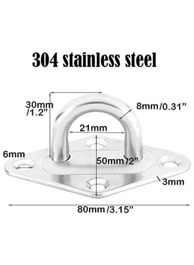 يا إلهي 1000 رطل طقم أرجوحة معلقة ، خطافات أرجوحة ثقيلة مع مسامير المسمار ، خطافات جدار أرجوحة من الفولاذ المقاوم للصدأ لجدار/سقف ، طقم جدار في الهواء الطلق للكراسي المتأرجحة معلقة - Image 2