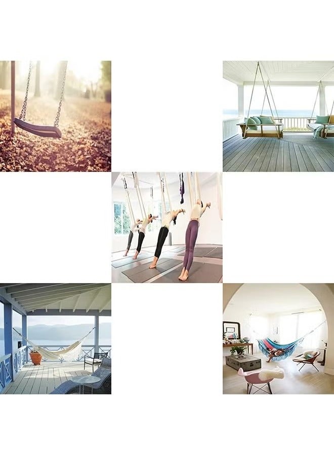 يا إلهي 1000 رطل طقم أرجوحة معلقة ، خطافات أرجوحة ثقيلة مع مسامير المسمار ، خطافات جدار أرجوحة من الفولاذ المقاوم للصدأ لجدار/سقف ، طقم جدار في الهواء الطلق للكراسي المتأرجحة معلقة - Image 5