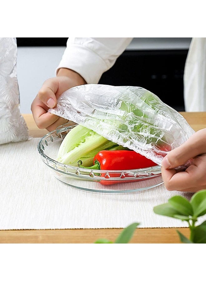 Mawan 2-Pack Food Storage Bags - Food Storage and Cover Bags - Flexible Stretchable Food Storage Covers - Reusable Stretchable Plastic Covers - 200 Pieces - Image 4