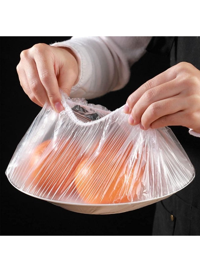Mawan 2-Pack Food Storage Bags - Food Storage and Cover Bags - Flexible Stretchable Food Storage Covers - Reusable Stretchable Plastic Covers - 200 Pieces - Image 3