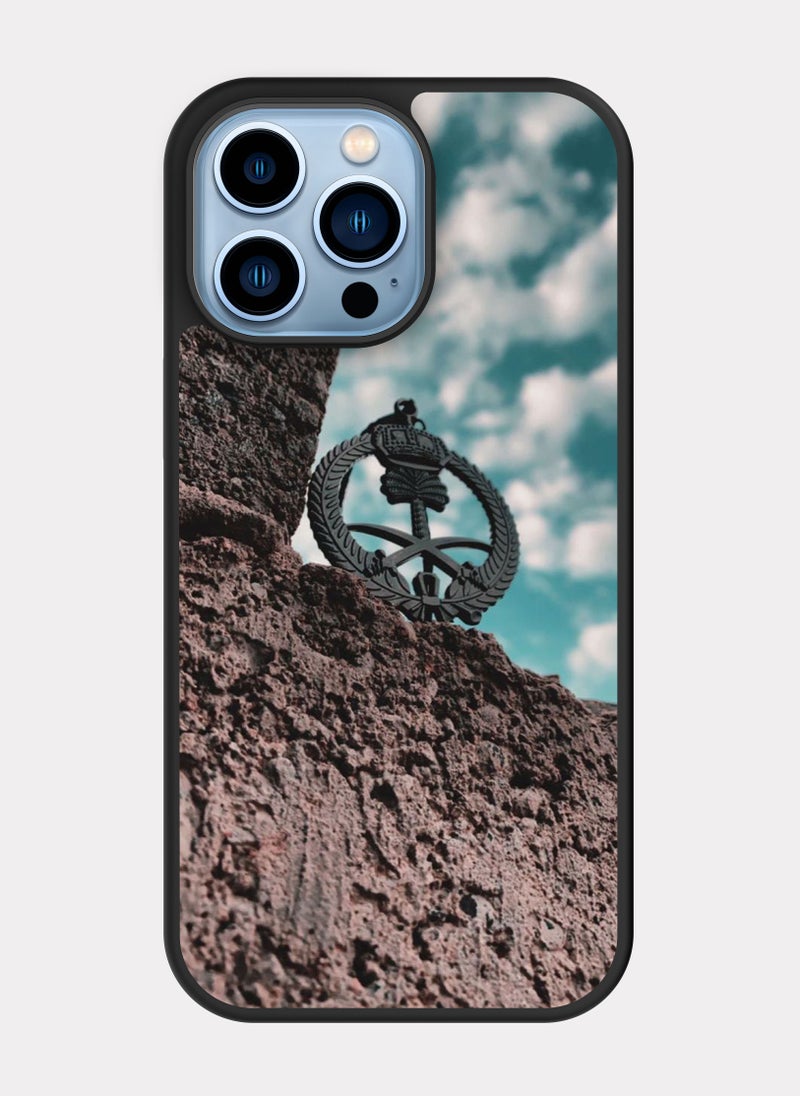 PXLAAT iPhone 13 Pro Max case cover Two Swords And Palm Tree - Image 1