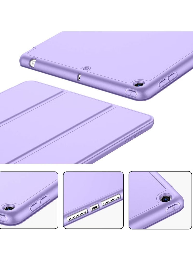 ELTRAZONE iPad 9.7 Case (2018/2017, 6th/5th Gen) Smart Cover with Pencil Holder – Soft Silicone Back, Full Body Protection, Auto Wake/Sleep, Purple - Image 3