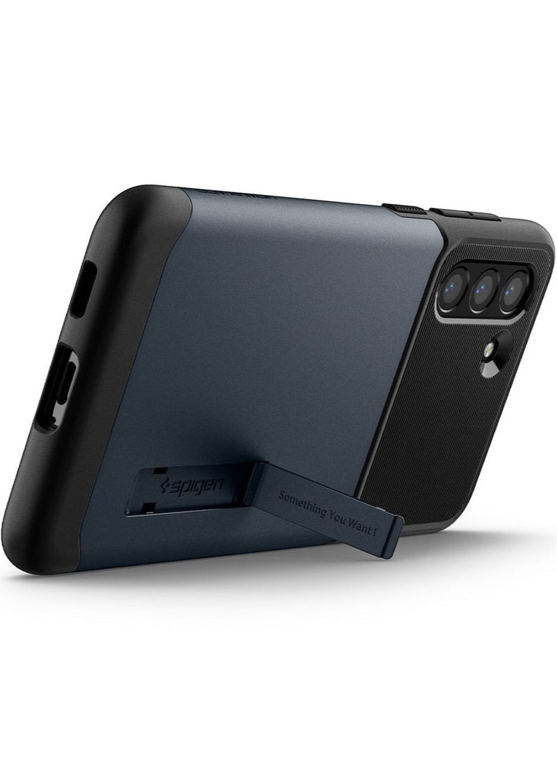 Spigen Slim Armor Case Cover for Samsung Galaxy S21 FE 5G (2022) - Metal Slate - Image 2