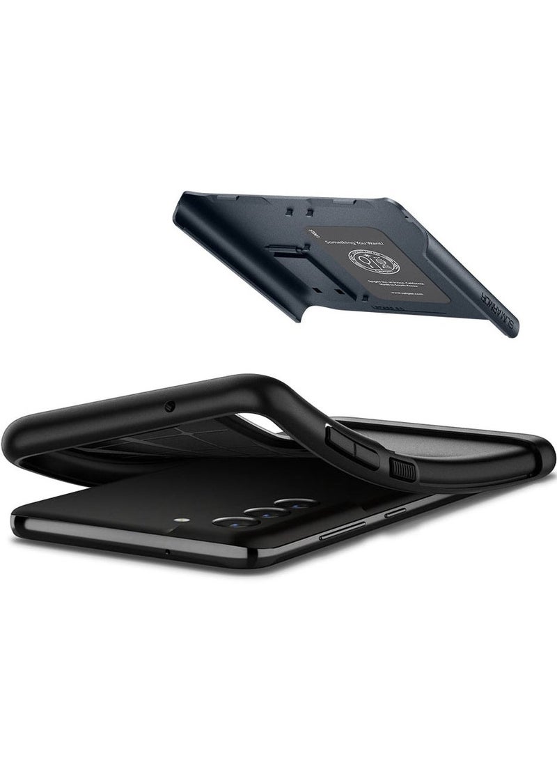 Spigen Slim Armor Case Cover for Samsung Galaxy S21 FE 5G (2022) - Metal Slate - Image 5