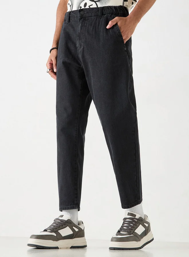 Lee Cooper Lee Cooper Slouchy Fit Mid-Rise Jeans