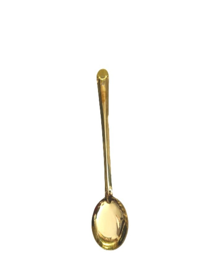 Brass PONGAL Pot Set, Brass PONGAL URULI Set, Brass PONGAL PAANAI Set, with PONGAL KARANDI and Plate (3.5LITRE) - Image 4
