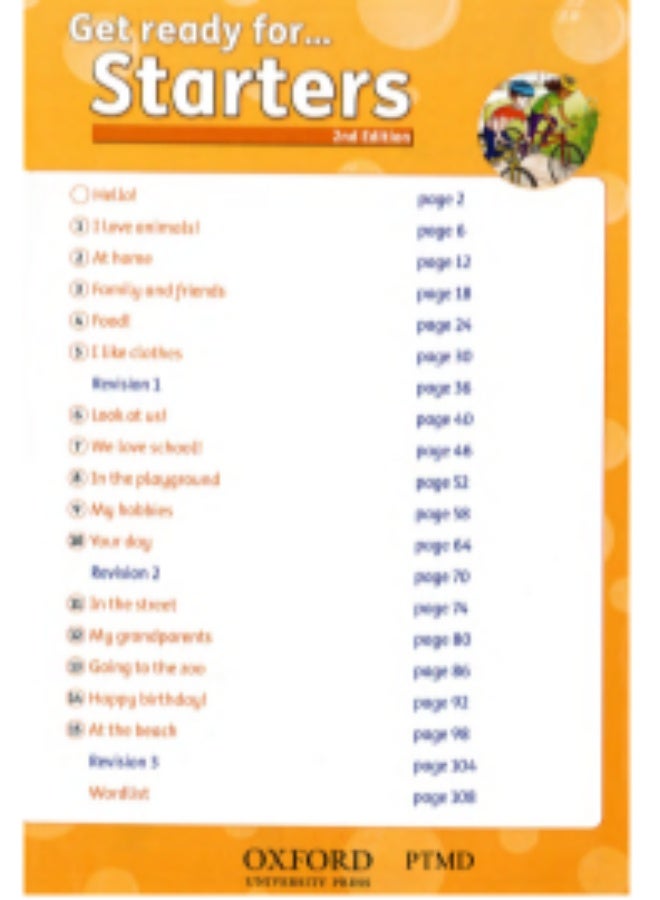 Oxford Get Ready For Starters - English language teaching and methodological kit for middle and high school_2 edition_Students_Book - Image 1