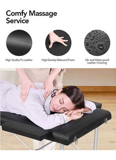 GoldenLike Portable Massage Bed,Foldable Massage Table Facial Table SPA Beds Adjustable Height Salon Tattoo Esthetician Bed with Carrying Bag & Accessories for Beauty Shop & Home  - Image 2