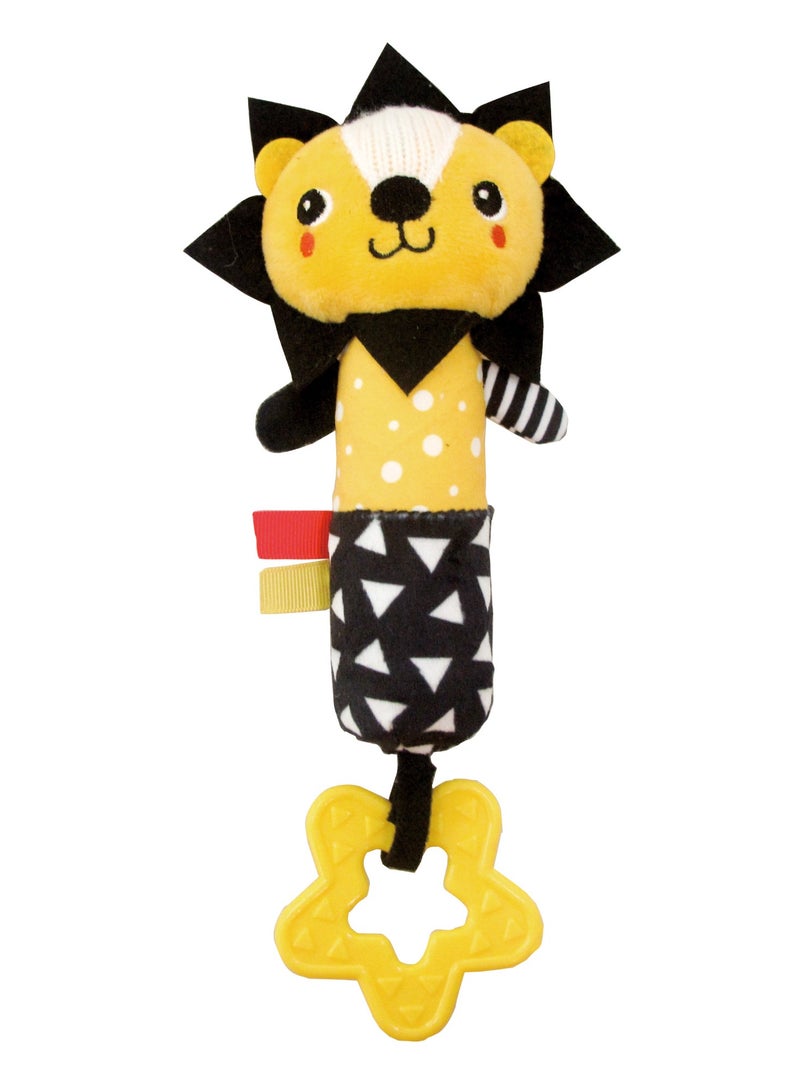 Moon Soft Rattle Plush Toy For 6 Months And Above - Lion - Image 1