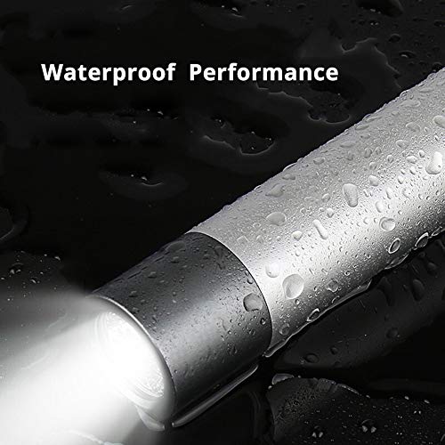 smars Metal Usb Rechargeable Mini Led Flashlight 3 Lighting Mode Telescopic Zooming Waterproof Torch - Image 5