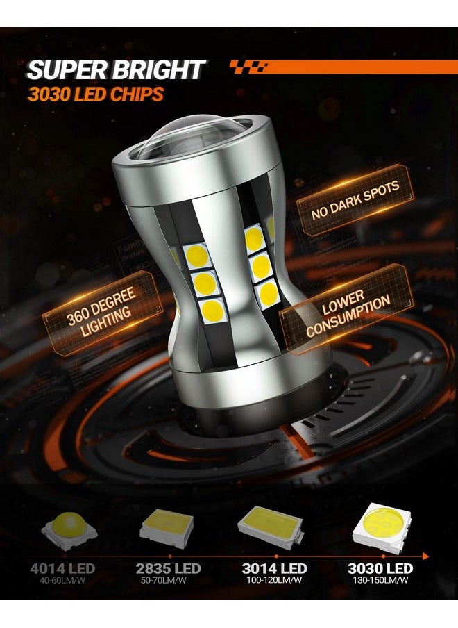 SEALIGHT SEALIGHT 921 LED Bulb Reverse Light, 912 921 LED Bulbs 6000K White 2600Lumens Super Bright, 906 904 902 W16W for T15 Reverse Light Bulb, Plug and Play, Pack of 2  - Image 4