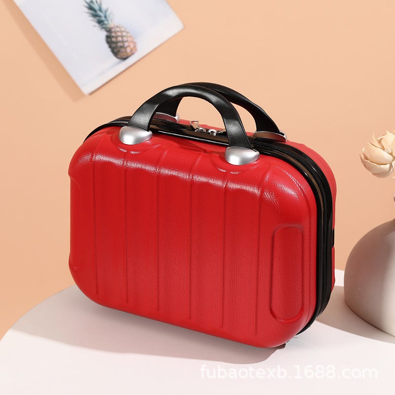 Vintage 14 Inch Small Cosmetic Bag Women'S Storage Bag Luggage Case Handbag Mini Travel Bag Custom Logo - Image 1