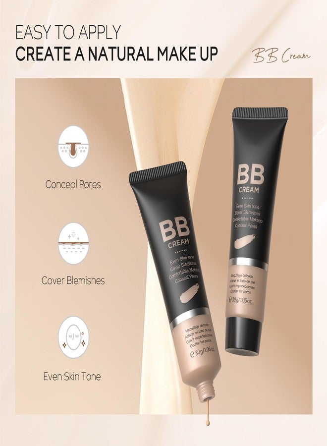 MIESCHER Hydrating BB Cream, Full-Coverage Foundation & Concealer Face Moisturizer for Women Beauty Skin, Even Skin Tone, Oil Control & Cover Flaws, Natural Finish for All Skin Types (Deep 360 - Image 4