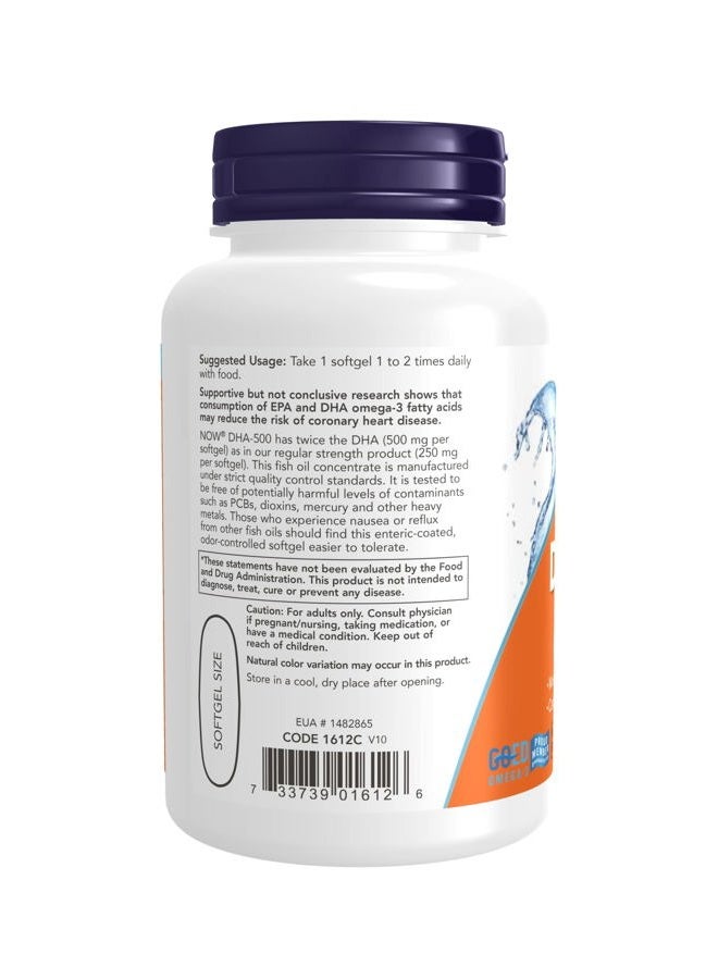 now DHA-500, 90 Softgels Foods (Pack of 2) - Image 2