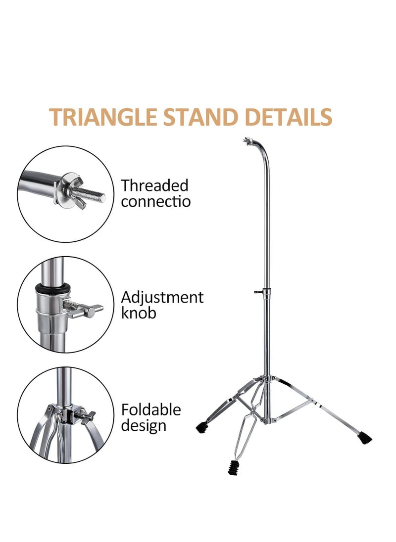 Mike Music 36 Tones Musical Chimes Instruments, 68.6-111.8 cm Height-Adjustable Stand Chimes for Classroom, Musical Chimes Percussion for Practice and Performance (36 Note Silver)  - Image 5