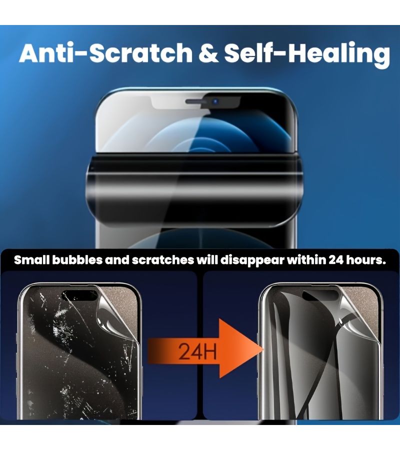 5 Soft Hydrogel Screen Protectors for iPhone SE 2020 Anti Spy Privacy Film - Image 5