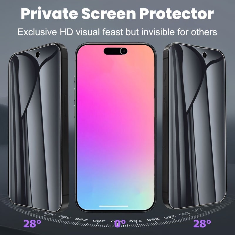 5 Soft Hydrogel Screen Protectors for iPhone SE 2020 Anti Spy Privacy Film - Image 2