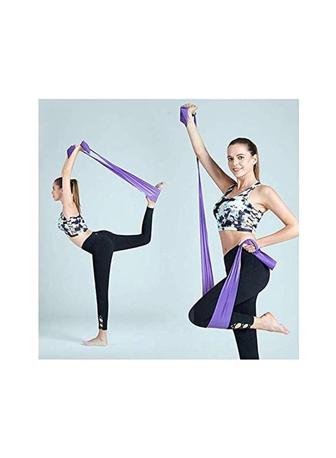 NIBEMINENT 5-Piece Rubber Resistance Yoga Elastic Strap Set  - Image 2