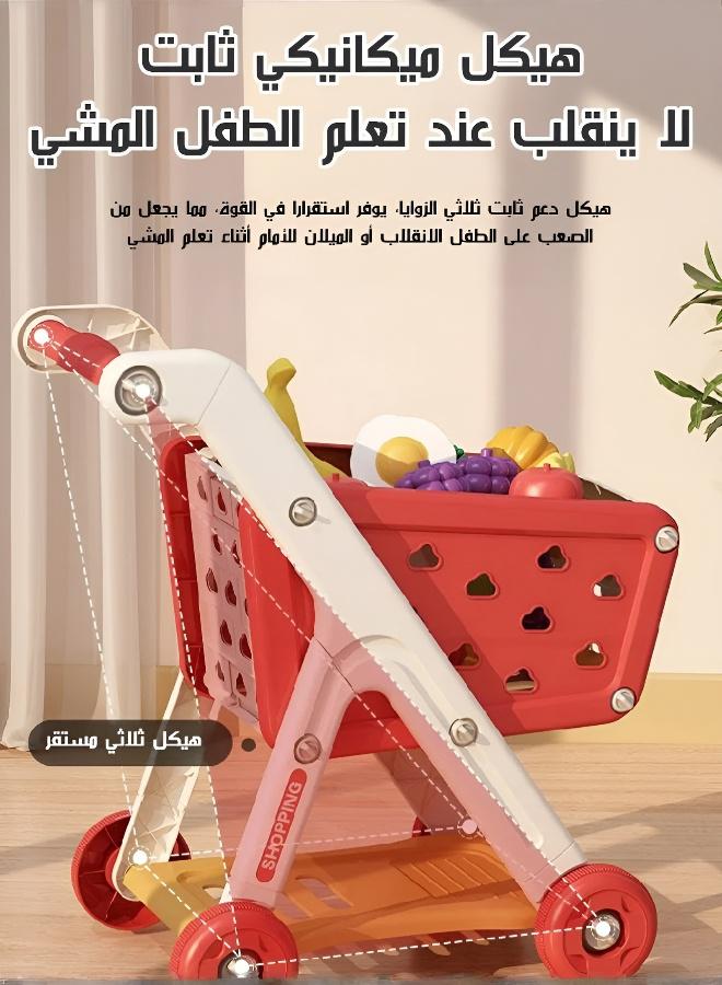 Toddler Shopping Cart Toy - Image 4
