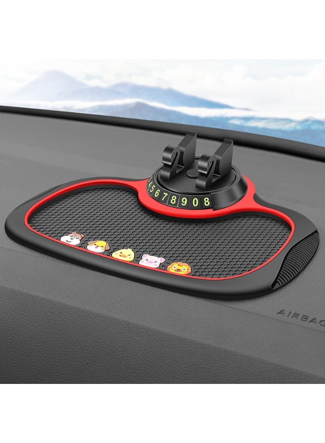 Multi - Function Car Non - Slip Mat Holder - Universal for Dashboard, Mobile Phone Navigation Fixing, Sun - Proof, Anti - Slip & High - Temperature Resistant