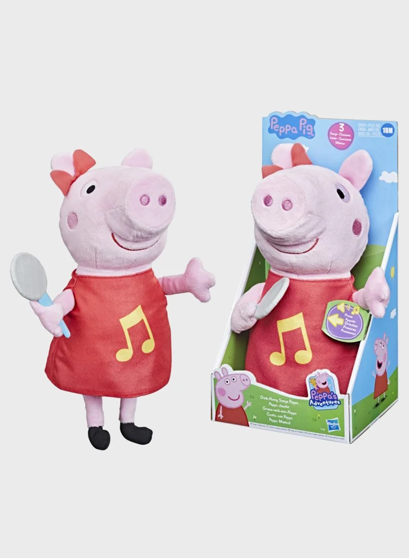 Peppa Pig Peppa Pig Oink Along Songs Peppa Feature Plush
